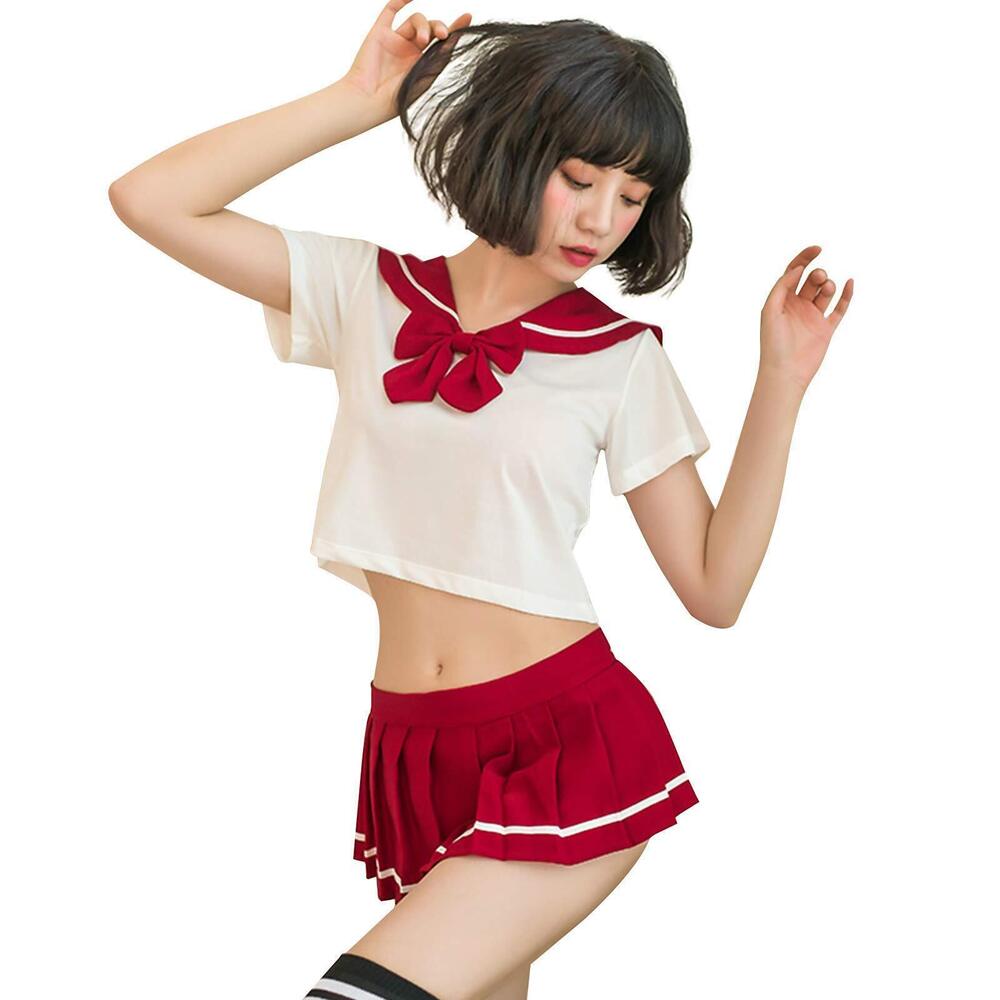 9173 School Girl Outfit Lingerie Sexy Japanese Sailor Anime Cosplay